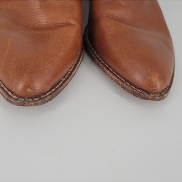 Madewell Brown Leather Pull On Kelci Chelsea Boot 6.5 - Picture 7 of 11